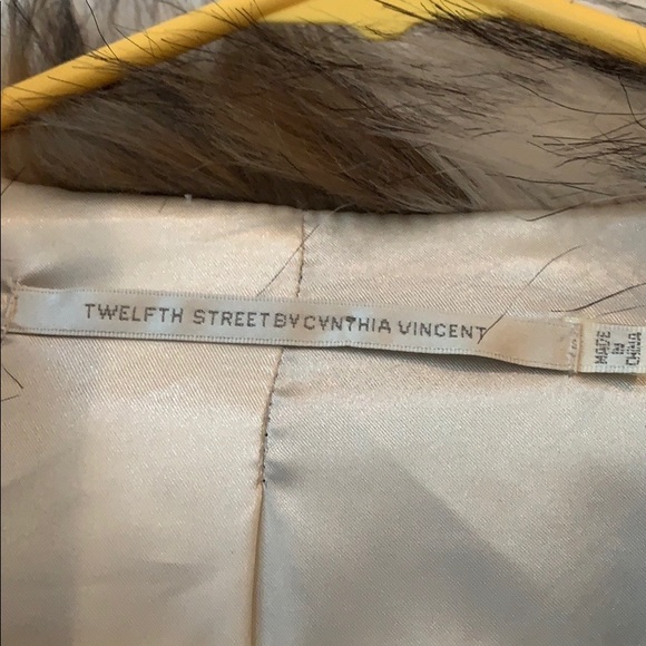 sOLD Twelfth Street by Cynthia Vincent faux fur jacket - Picture 9 of 10